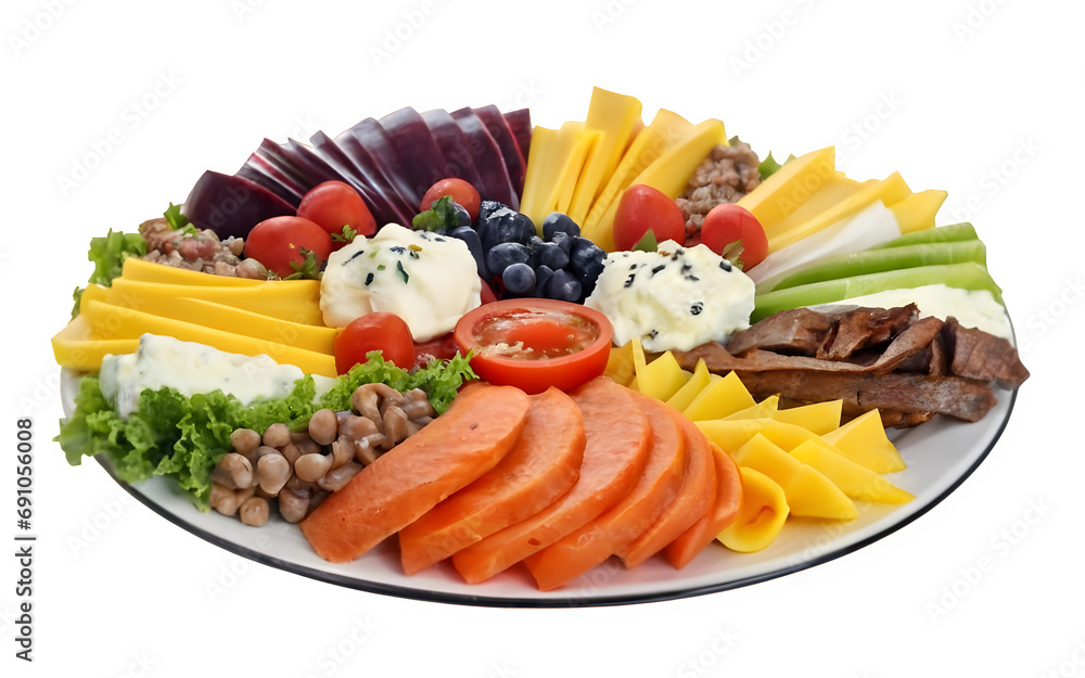 party platter, white and transparent background, isolated party platter, white and transparent background, isolated