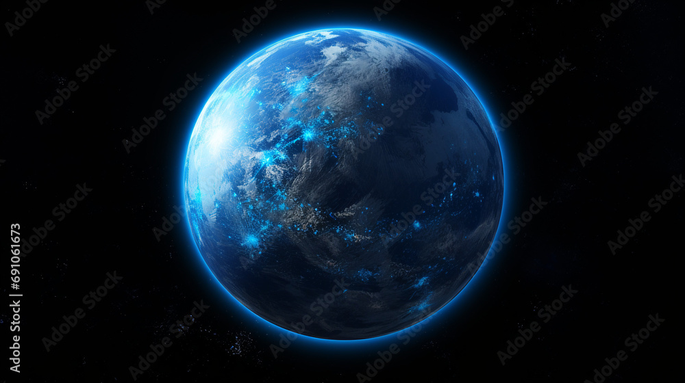 earth in space 2, Generative AI earth in space 2, Generative AI