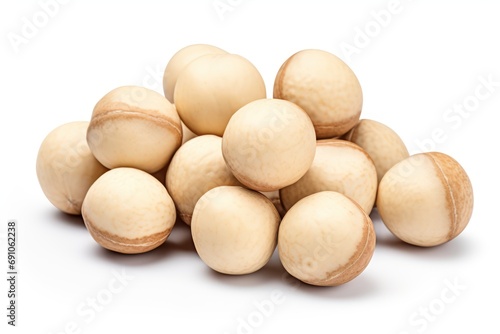 Macadamia nuts isolated