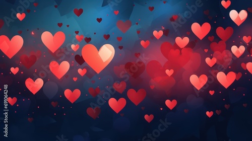 Rich red heart valentine's day backgrounds vector svg vector ttf cs4, in the style of impressionistic lighting, light red and light black photo