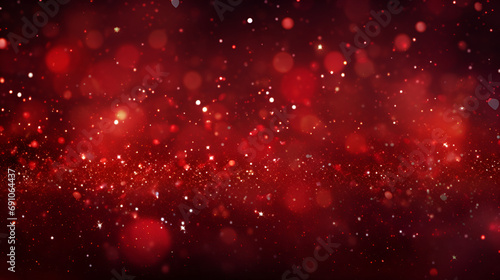 Red christmas glitter background with stars