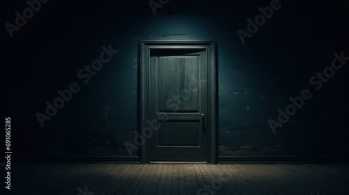The door of one room opens downward, and the window in the wall opens upward, reflection 