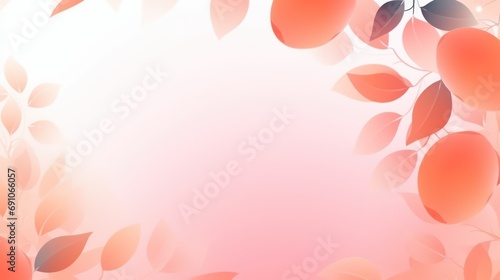 Vector gradient background peach modern 