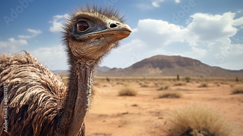 Ostrich looks similar do the dinasorous species
