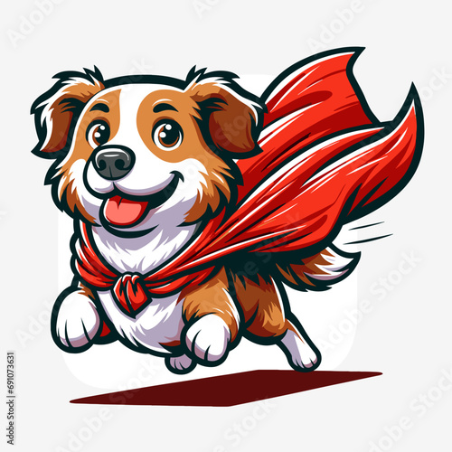 dog cartoon superhero