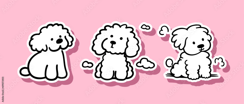 Cute Simple outline line art set cute dog stickers logo on isolated white background design for pet shop, store, vector doodle puppy happy dog doodle face trendy sticker trendy dog stickers logo pet
Cute Simple outline line art set cute dog stickers logo on isolated white background design for pet shop, store, vector doodle puppy happy dog doodle face trendy sticker trendy dog stickers logo pet