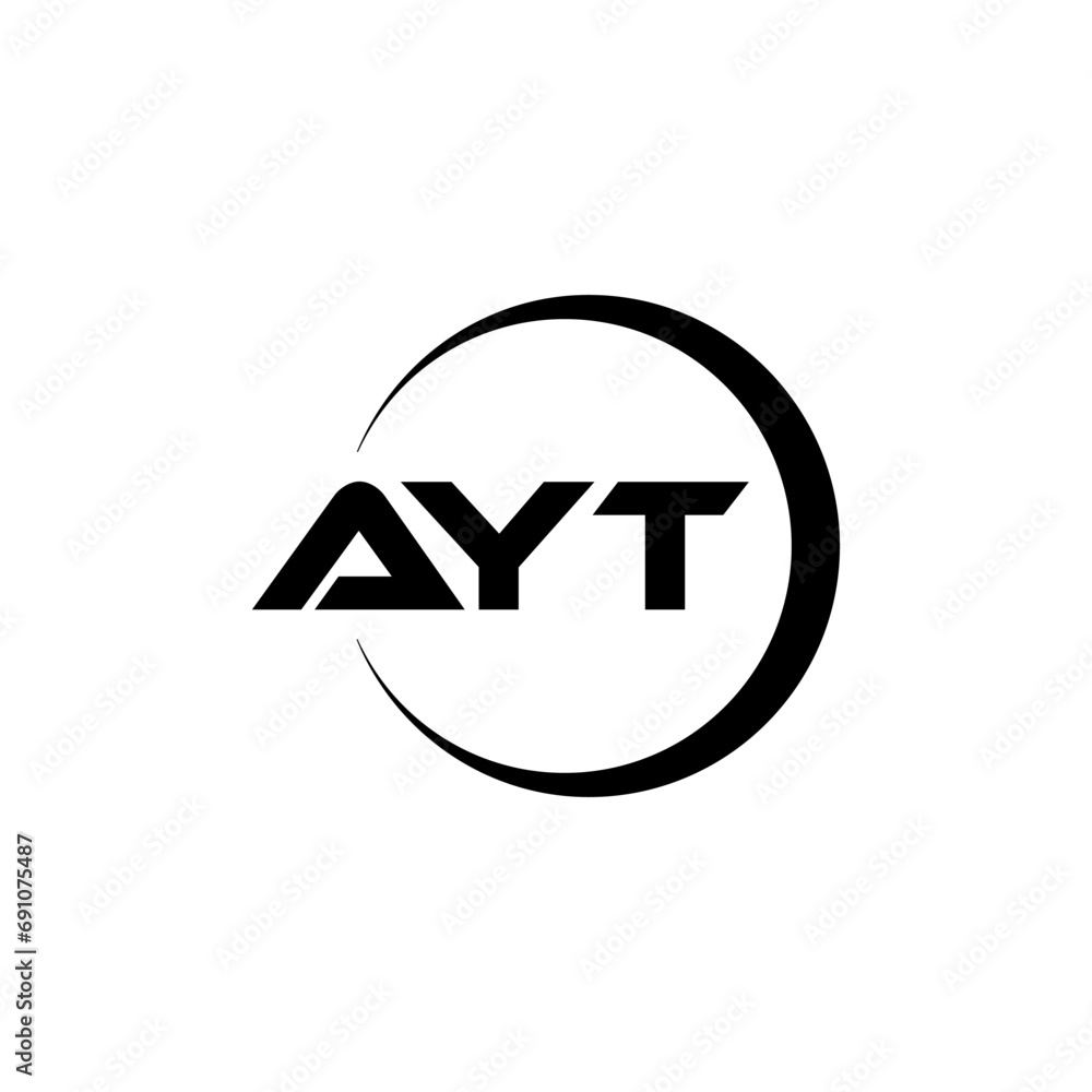 AYT letter logo design with white background in illustrator, cube logo, vector logo, modern alphabet font overlap style. calligraphy designs for logo, Poster, Invitation, etc. AYT letter logo design with white background in illustrator, cube logo, vector logo, modern alphabet font overlap style. calligraphy designs for logo, Poster, Invitation, etc.