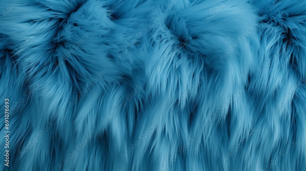 Obraz premium Blue fur background.