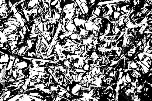 The texture of wood chips