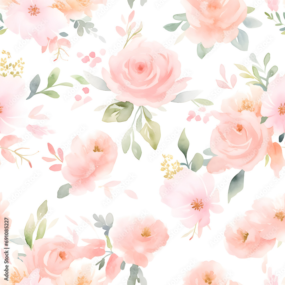 floral pattern for fabric print, paper for wallpaper