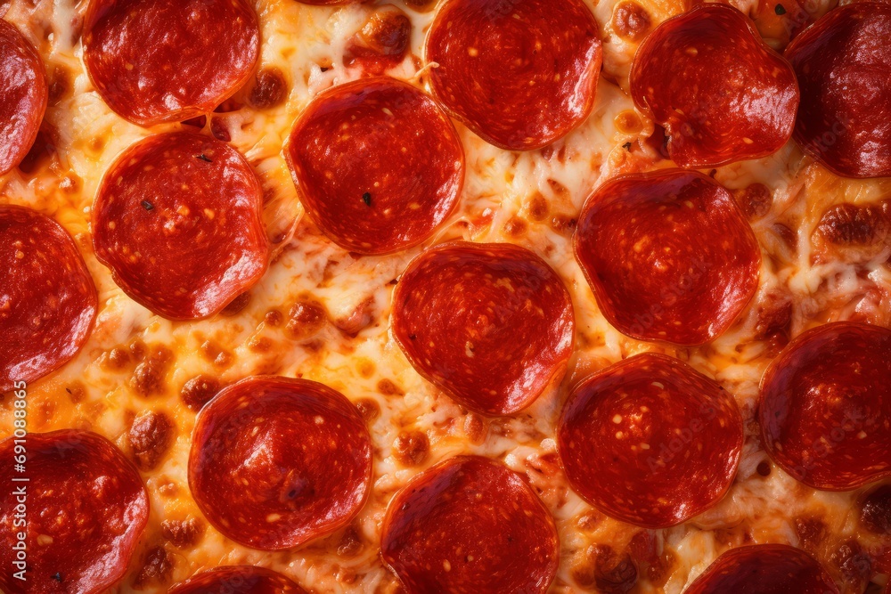 A top view texture pattern close up of an italian pizza, macro picture details high quality, generated by AI. A top view texture pattern close up of an italian pizza, macro picture details high quality, generated by AI.