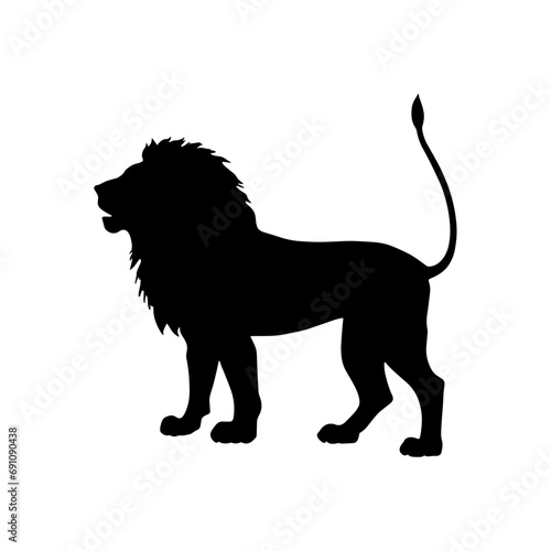 Lion silhouette Vector