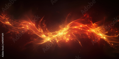Grunge fire textures background, Grunge wall with blazing fire, LAVA structure. Earth Concept, generative ai photo