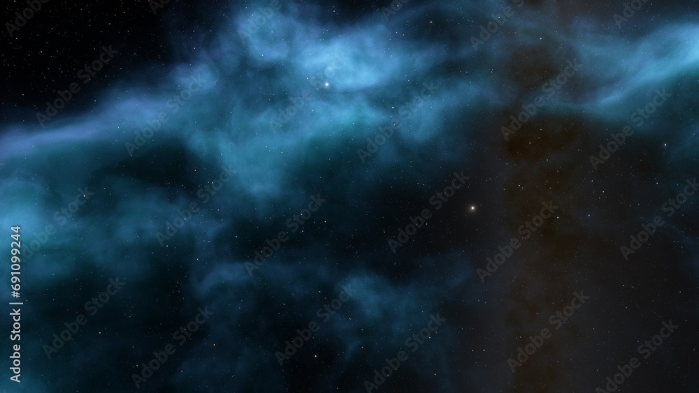 Fototapeta premium nebula gas cloud in deep outer space 