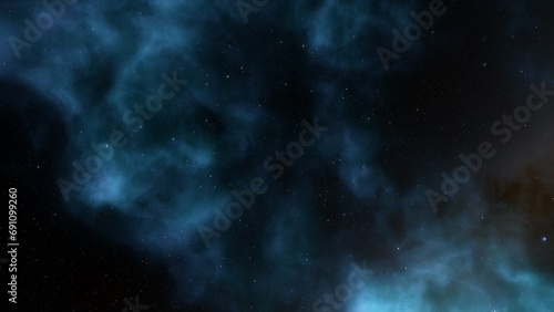 nebula gas cloud in deep outer space 