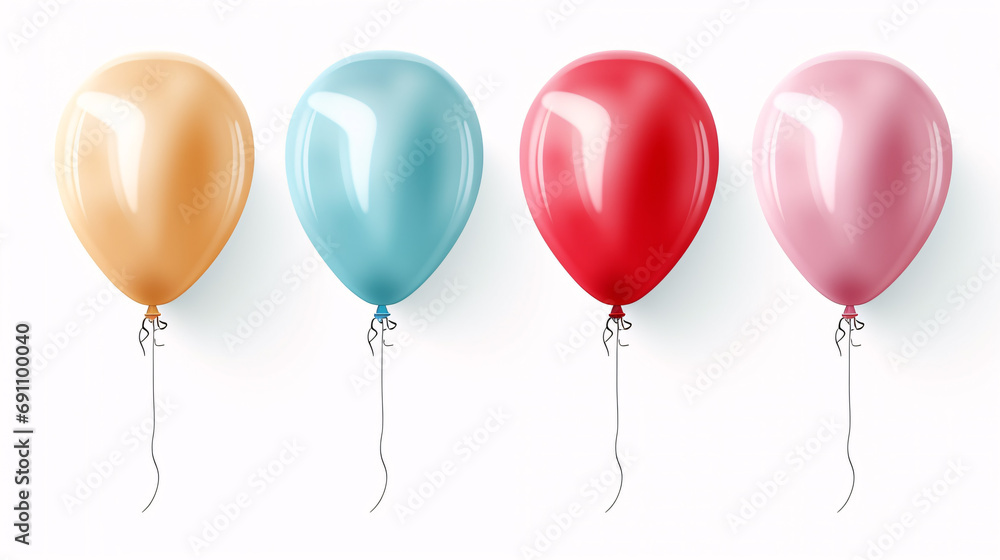 Decorative multihued helium balloons great for birthdays, weddings, or festivities. Decorative multihued helium balloons great for birthdays, weddings, or festivities.