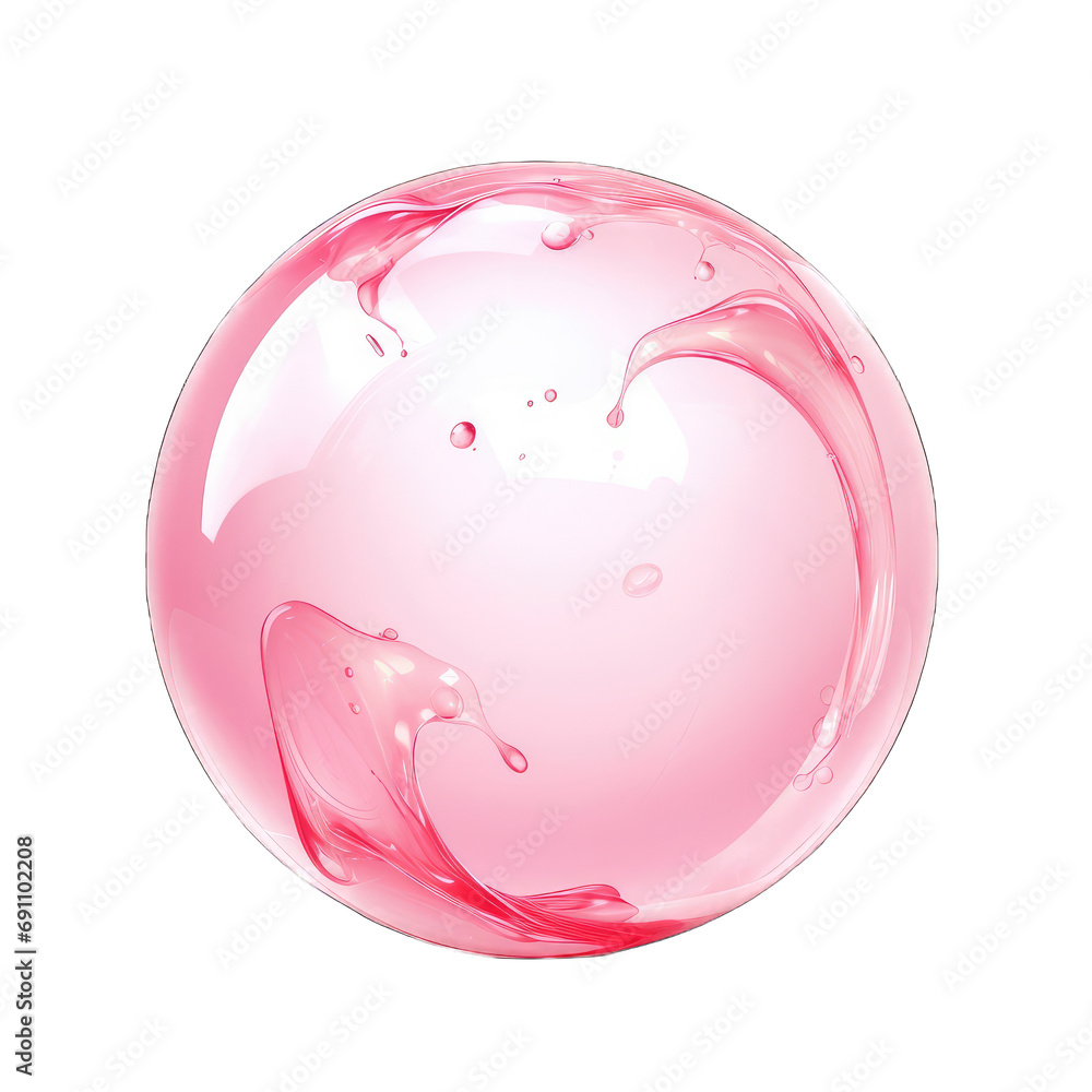 pink bubble isolated on transparent or white background, png pink bubble isolated on transparent or white background, png