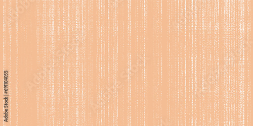 Coastal retro ikat stripes. Zigzag pattern seamless. Geometric chevron Woven linen cloth background. Line striped closeup weave fabric abstract illustration, wallpaper. Peach fuzz colors of the year