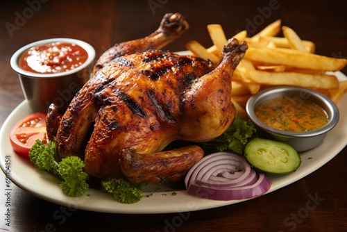 Peruvian Pollo a la Brasa with Sides
