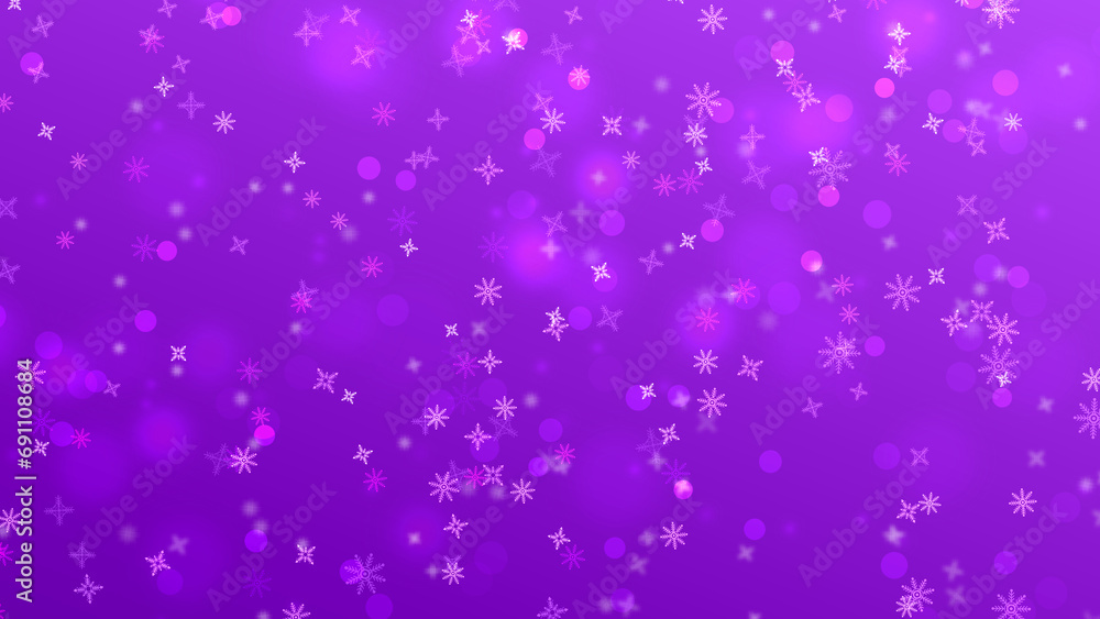 beautiful purple colour illustration for Christmas and winter holidays.