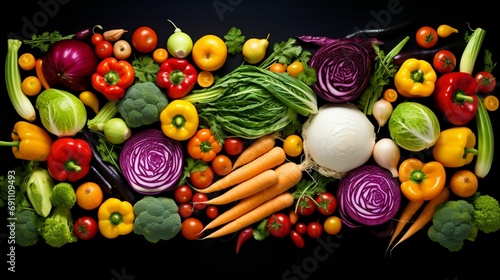 an exquisite visual of colorful vegetables turned into art  their vibrant tones enhancing the beauty of a white canvas.