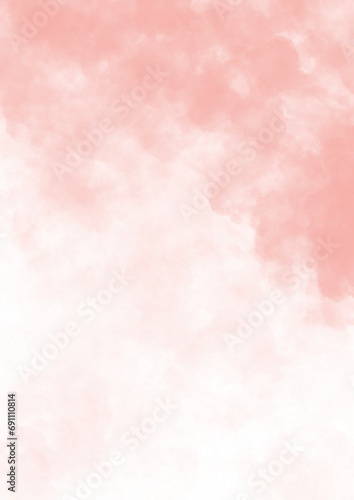 Fototapeta Naklejka Na Ścianę i Meble -  watercolor pink hand painted Gradient from light to dark, coloring, decorations, beautiful watercolor flow. With a translucent background For various festivals and decorations