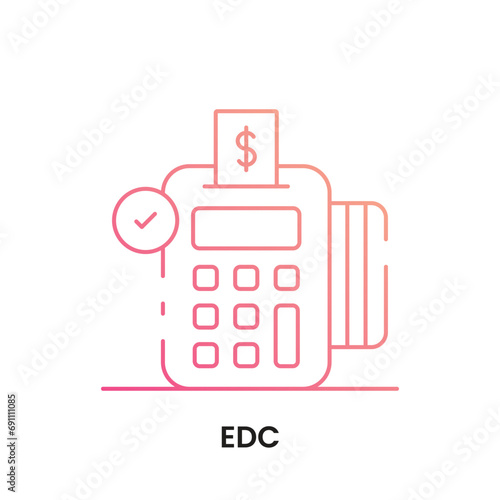 
"Effortless Transactions: Sleek POS Terminal Icon for Seamless Payments"