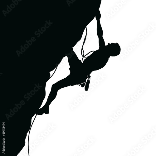  rock climber silhouette