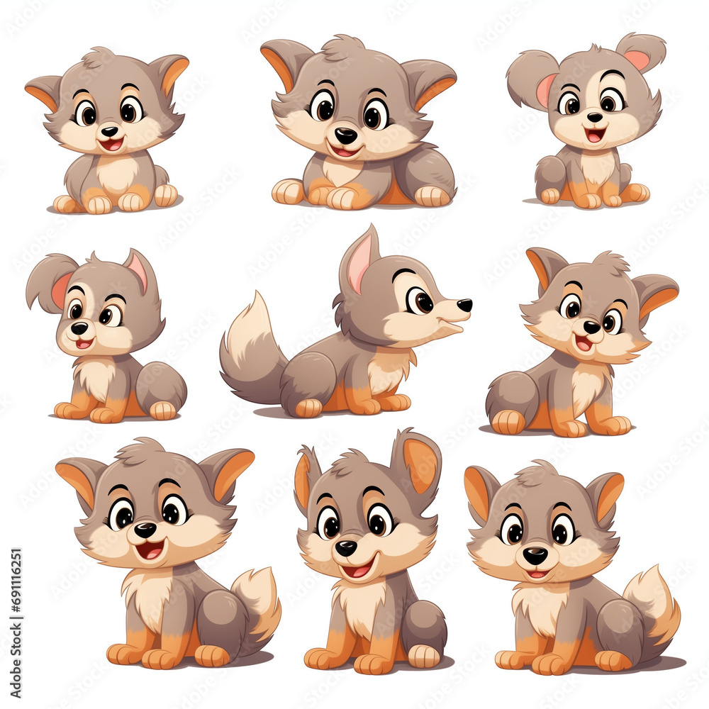 set of animals set of animals