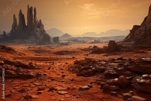 Alien Landscape on Mars