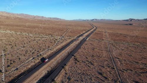 Aerial view of Orocopia Mountains from outside of the wilderness area photo