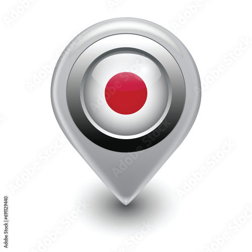 an icon of japan flag and light symbol for web navigation Free Download an icon of japan flag and light symbol for web navigation - GFXLoad