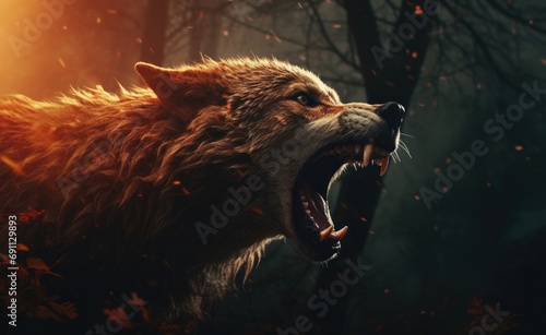 Wild wolf illustrations image photo