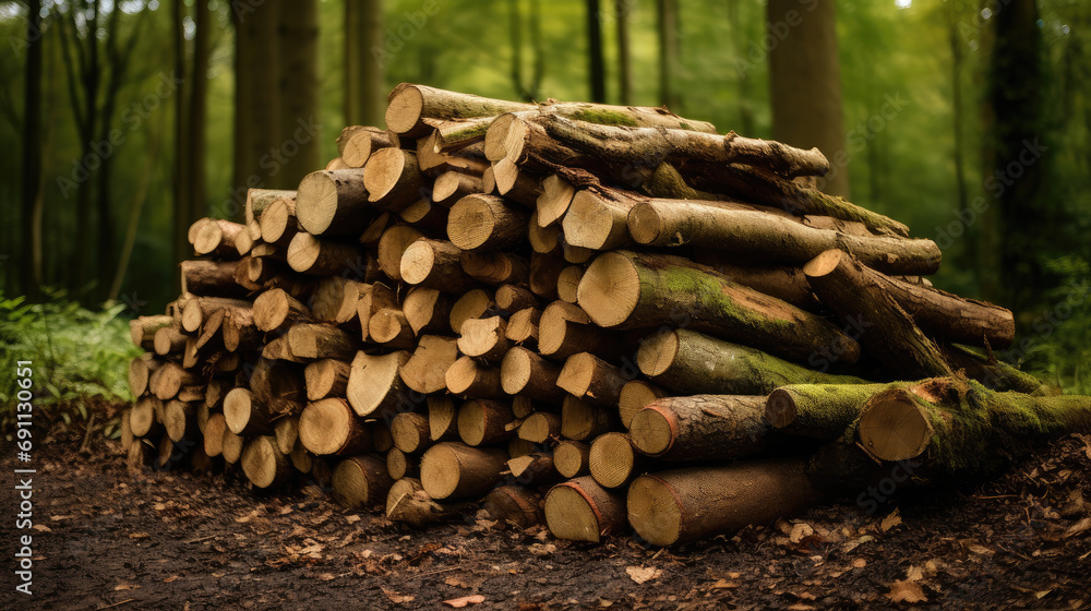 Firewood made using Generative AI Technology