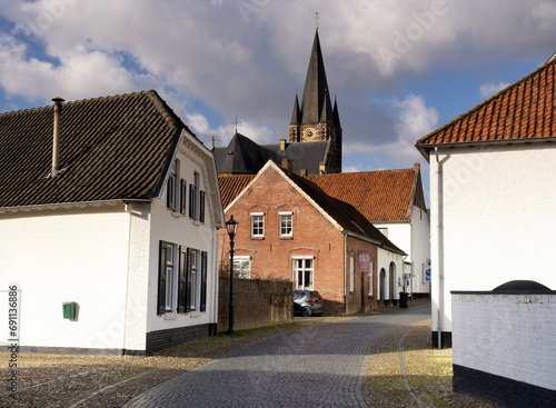 Street in the Dutch village Thorn