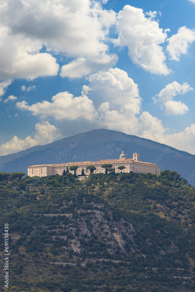 Abbey of Monte Cassino in Lazio Region, Italy