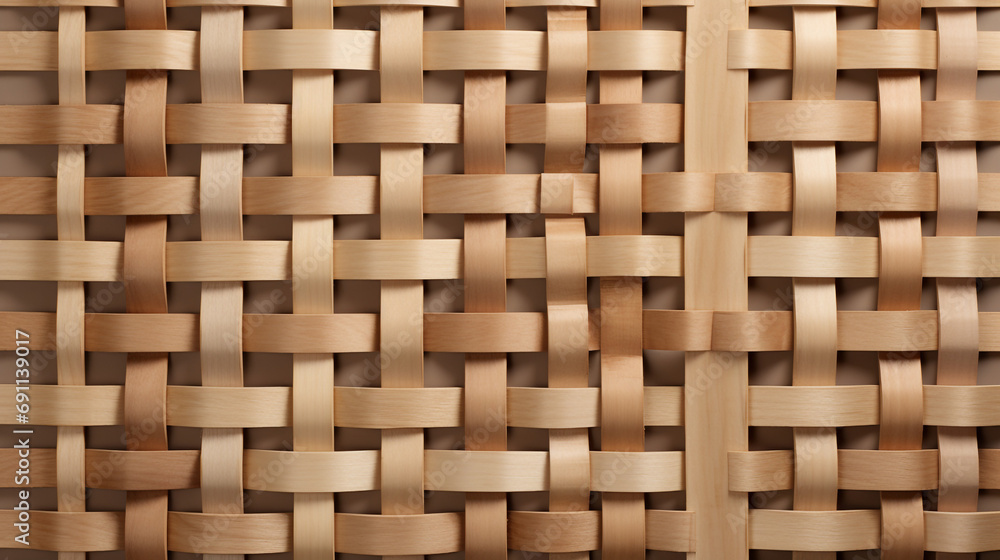 Seamless square grid wood lattice texture isolated on transparent background created with Generative Ai Seamless square grid wood lattice texture isolated on transparent background created with Generative Ai