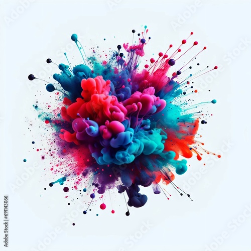 Wallpaper Mural abstract watercolor background Torontodigital.ca