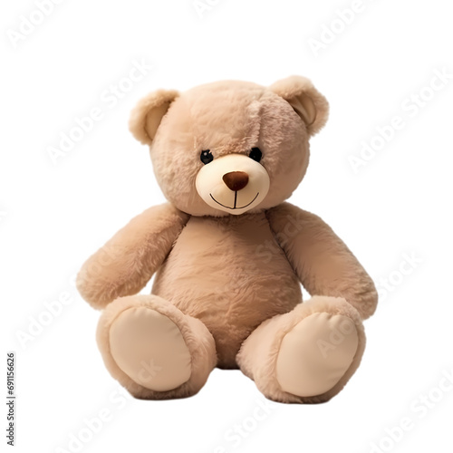 Teddy bear isolated on transparent background © jiejie