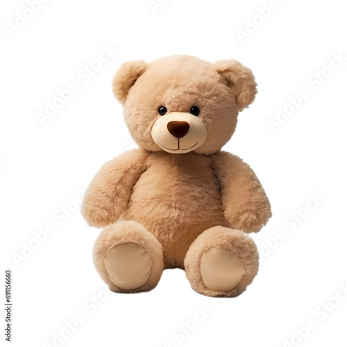 Teddy bear isolated on transparent background