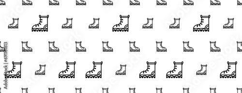 Camping Boots Seamless Pattern Y_2205001