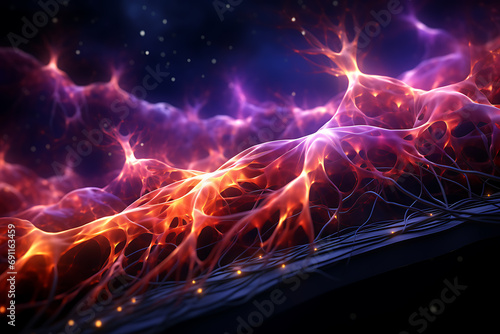 neural abstract background