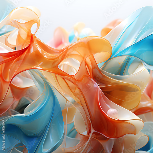 Wallpaper Mural neural abstract background Torontodigital.ca