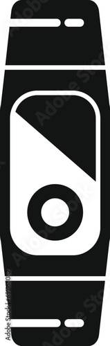 Data network band icon simple vector. Sport data network. Security digital