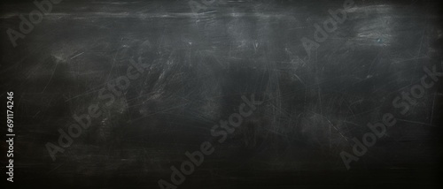 Classic Classroom Chalkboard texture background,a chalkboard texture reminiscent of a classic classroom board, can be used for printed materials like brochures, flyers, business cards.	 photo