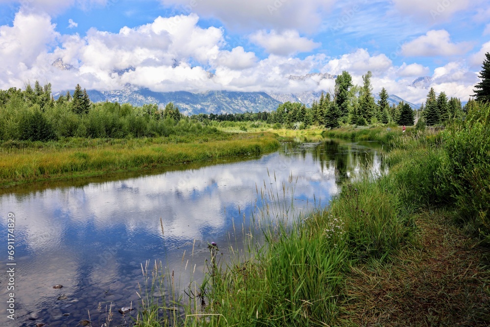 Schwabacher Landing at grand Teton national park Schwabacher Landing at grand Teton national park