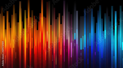 Vertical bars and lines very colorful