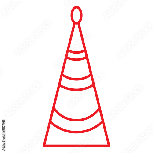 red carnival icon