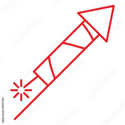 red carnival icon