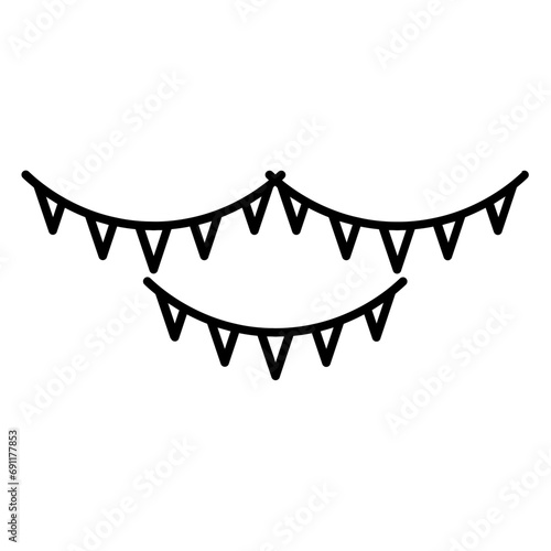 carnival line icon